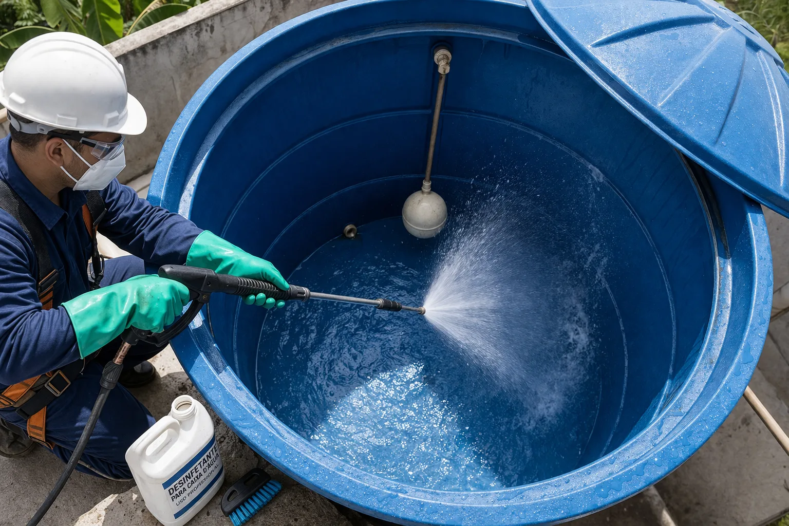 Limpeza de Caixa d’Água e Cisterna